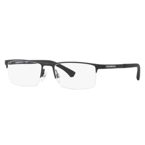 Armação Oculos Grau Emporio Armani Ea1041 3175 55 Preto Fosco
