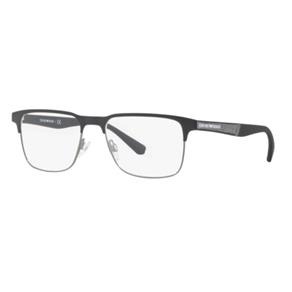 Armação Oculos Grau Emporio Armani Ea1061 3001 55 Preto Fosco - PRETO