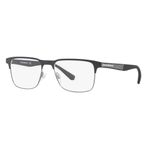 Armação Oculos Grau Emporio Armani Ea1061 3001 55 Preto Fosco