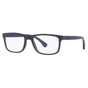 Armação Oculos Grau Emporio Armani Ea3147 5754 55 Azul Fosco - AZUL ROYAL