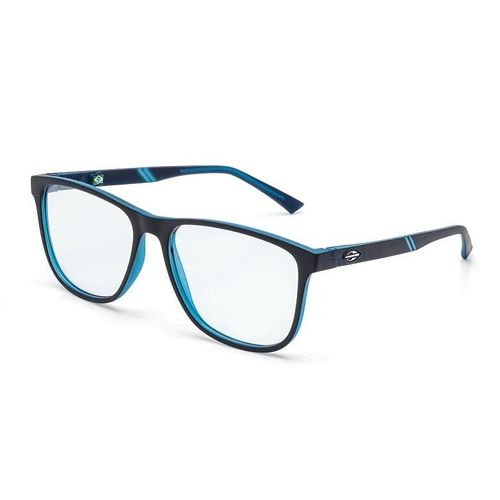Armação Oculos Grau Mormaii Jeri M6043k4355 Preto Azul Fosco