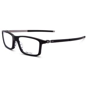 Armação Óculos Grau Oakley Pitchman Satin Black Ox8050 0155 - PRETO