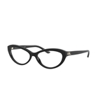 Armação Oculos Grau Ralph Lauren Rl6193 5001 54 Preto Brilho