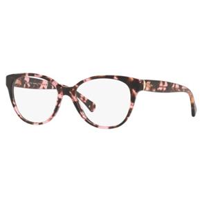 Armação Oculos Grau Ralph Ra7103 1693 52 Rosa Tartaruga - ROSA
