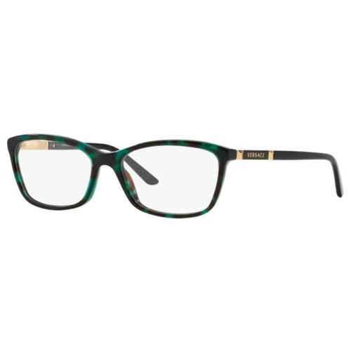 Armação Oculos Grau Versace Ve3186 5076 54 Verde Havana