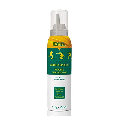 Arnica Sports Mousse Efervescente, D'agua Natural, 115 G - 150 ML