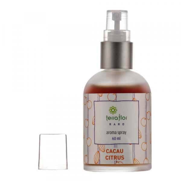 Aroma Spray Natural de Cacau Citrus para o Corpo e Ambiente 60ml Terra Flor - Terraflor