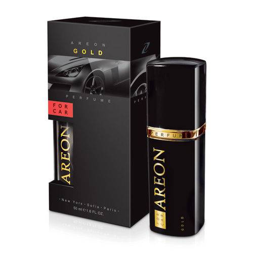 Aromatizante de Carro Areon For Car Gold 50ml - Perfume Automotivo