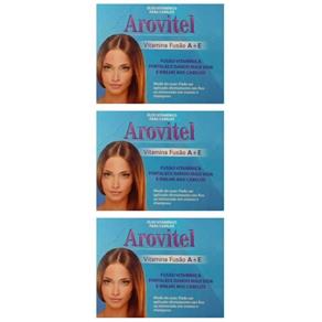 Arovitel Arovitel Vitamina A+E Capsula 50x2ml - Kit com 03
