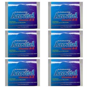 Arovitel Óleo Capilar Vitamina a + e 36x5ml - Kit com 06