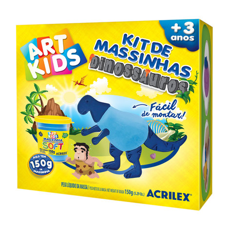 Art Kids Dinossauro 2 Azul
