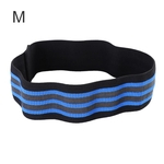 As faixas da resistência esporte Squat Formação Hip anel elástico Yoga Exercício Rally Belt Blue M