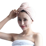 As mulheres de Cabelo Duche suave microfibra Toalha de secagem rápida com cabelo seco com a toalha de banho