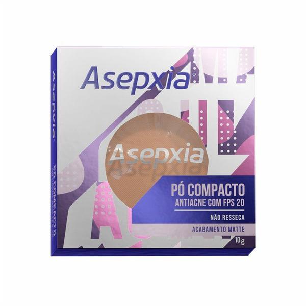 Asepxia Po Compacto Bege Medio 10g