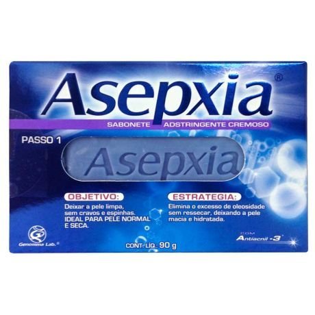 Asepxia Sabonete Adstringente Cremoso 90g