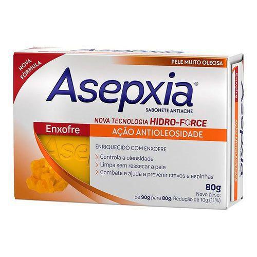 Asepxia Sabonete Antiacne Enxofre Ação Antioleosidade 80g