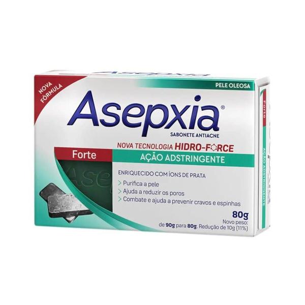Asépxia Sabonete Forte 80g - Asepxia