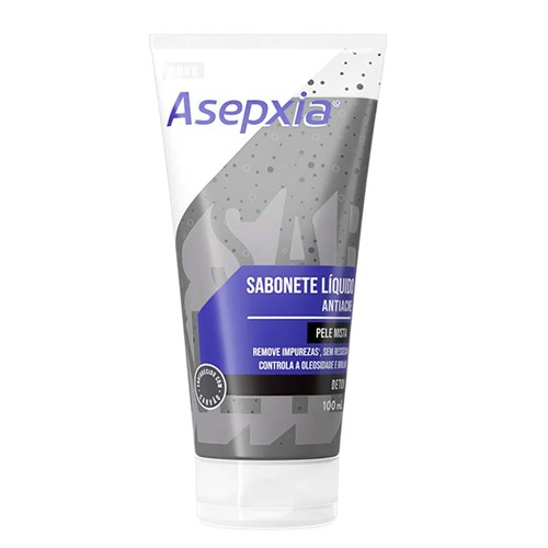 Asepxia Sabonete LÃ­quido Facial 100ml - Detox - Incolor - Dafiti