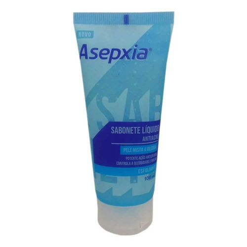 Asepxia Sabonete Líquido Esfoliante Antiacne 100ml