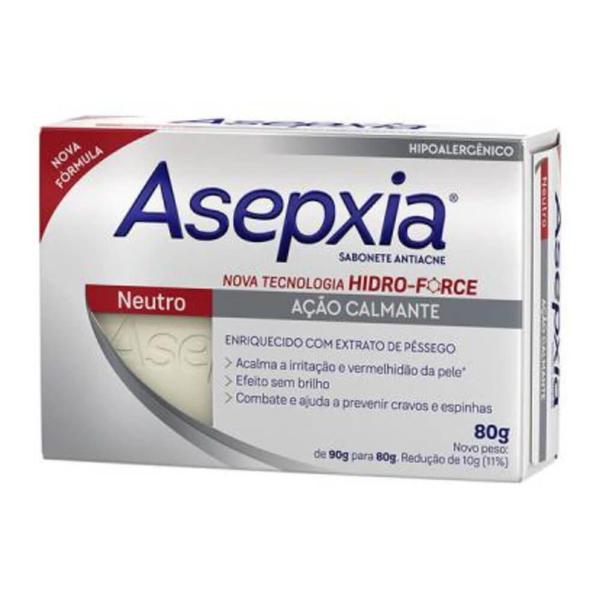Asépxia Sabonete Neutro 80g - Asepxia
