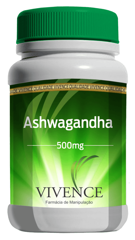Ashwagandha 500Mg - Estimulante Sexual para Homens e Mulheres (60 Cápsulas)