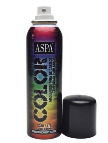 Aspa Color Spray Cabelo Colorido 120ml Violeta