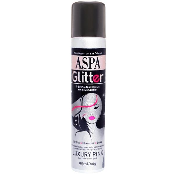 Aspa Glitter Maquiagem para Cabelos 95ml - Luxury Pink
