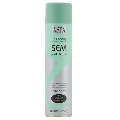 Aspa Spray Sem Perfume Jato Seco - Fixa Solto 400ml