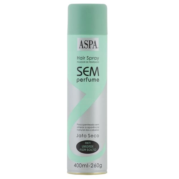 Aspa Spray Sem Perfume Jato Seco - Fixa Solto 400ml