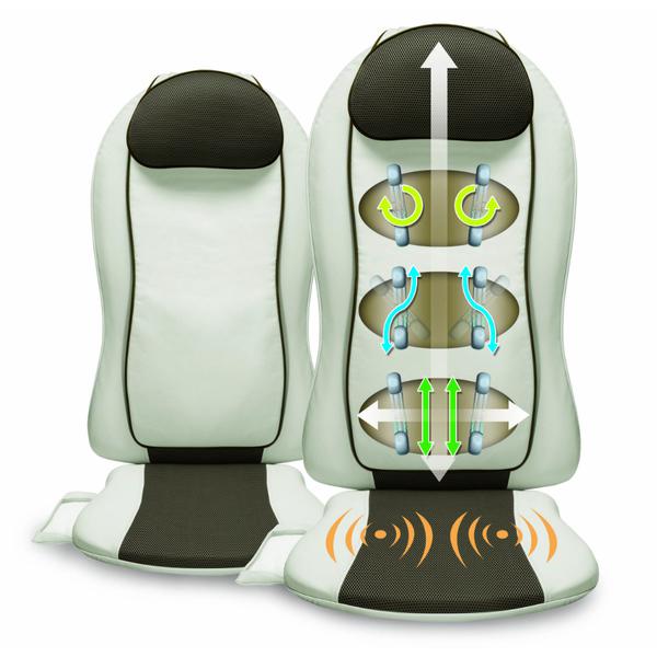 Assento Massageador Back Shiatsu Seat Rm-as7177a Relax Medic Bivolt - Relax Medic