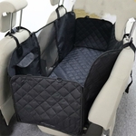 Assento Preto Cor traseira com bolso para fornecimentos de viagens ao ar livre do carro do animal de estimação