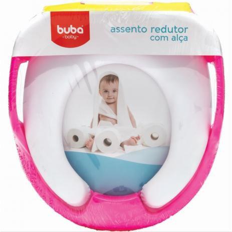 Assento Redutor Soft com Alça Buba - Rosa