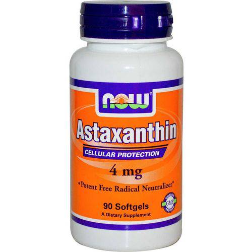 Astaxanthin 4 Mg - 90 Cápsulas- Now Foods