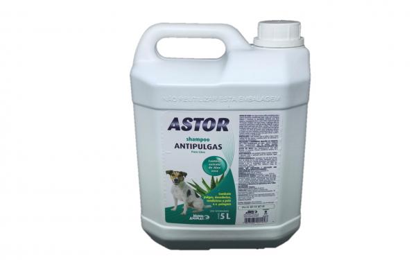 Astor 5 L Shampoo Antipulgas para Cães - Mundo Animal