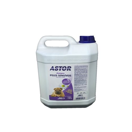 Astor 5 L Shampoo Peles Sensíveis para Cães e Gatos