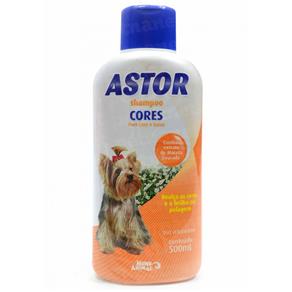 Astor Cães e Gatos Shampoo Cores - 500ml _ Mundo Animal - 500 Ml
