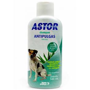 Astor Cães Shampoo Antipulgas ? 500ml _ Mundo Animal