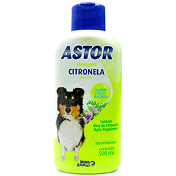 Astor Cães Shampoo Citronela 500ml Mundo Animal