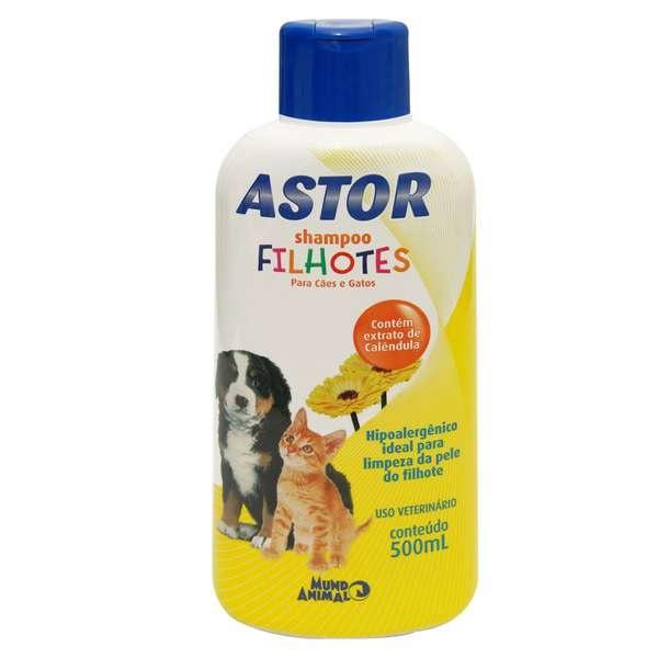 Astor Shampoo Filhotes Extrato Calêndura Cães e Gatos 500 Ml - Mundo Animal