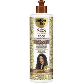 Ativador Cachos Salon Line 500ml Sos Coco