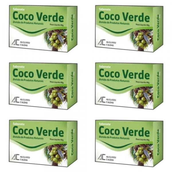 Augusto Caldas Coco Verde Sabonete 90g (Kit C/06)