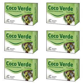 Augusto Caldas Coco Verde Sabonete 90g - Kit com 06