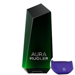 Aura Mugler Mugler - Loção Hidratante Corporal 200ml+Beleza na Web Roxo - Nécessaire