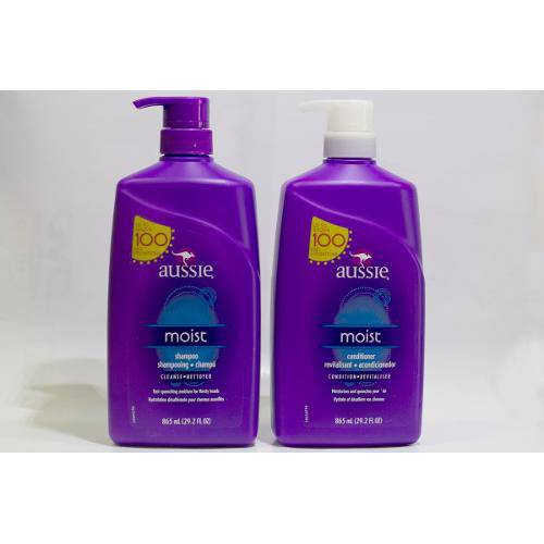 Aussie Kit Shampoo e Condicionador Moist 865ml