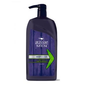 Aussie Men Deep Clean Shampoo - 400ml - 865ml