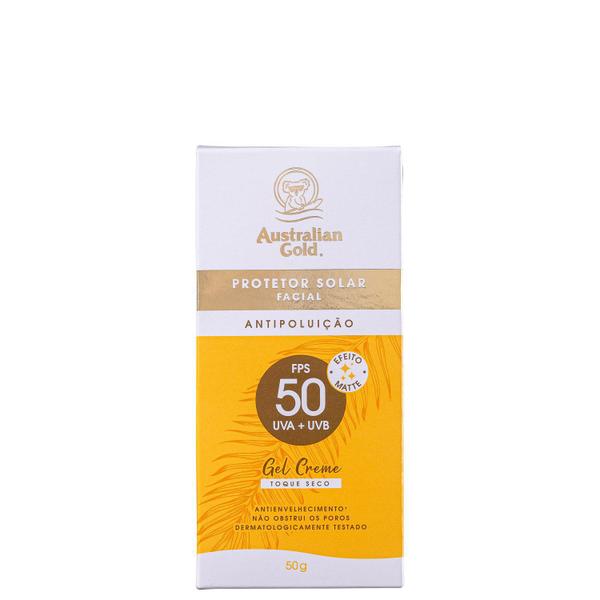 Australian Gold Antipoluição FPS 50 - Protetor Solar Facial 50g