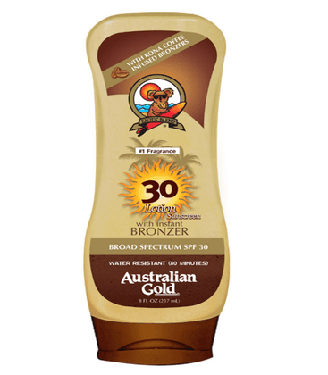 Australian Gold Kona Coffee Instant Bronzer Bronzeador FPS 30 237ml