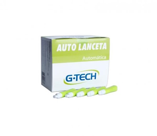 Auto Lanceta G-Tech 28G - (Caixa com 100 Unidades)