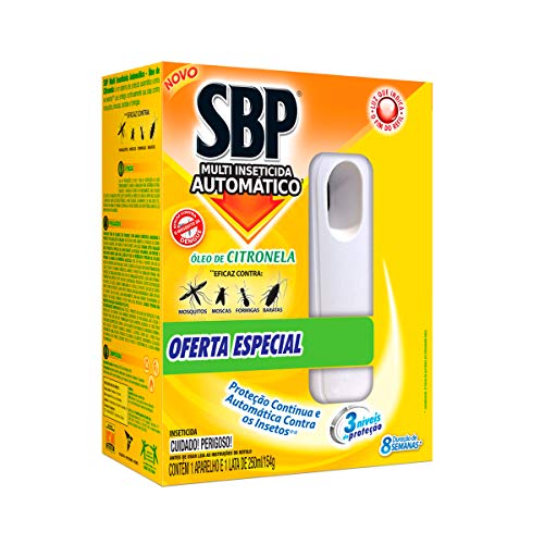 Automático Multi-Inseticida Citronela Aparelho e Refil, Sbp