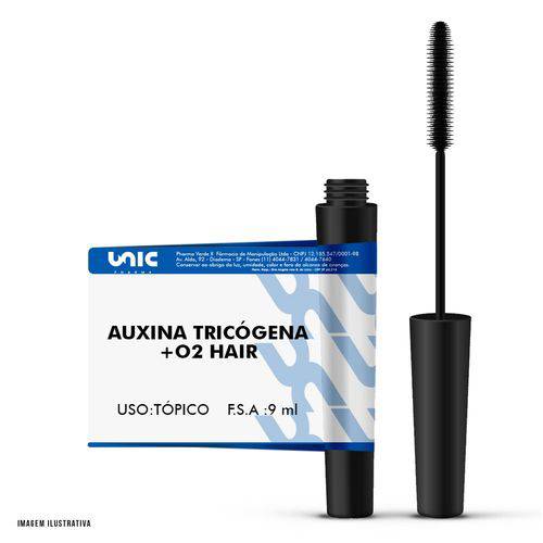 Auxina Tricógena + O2 Hair Sobrancelhas Brilhantes e Sem Falhas - Unicpharma